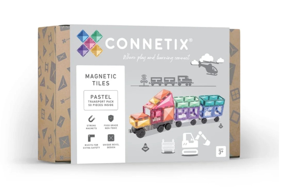 Connetix Magnetic Tiles - Transport Pack