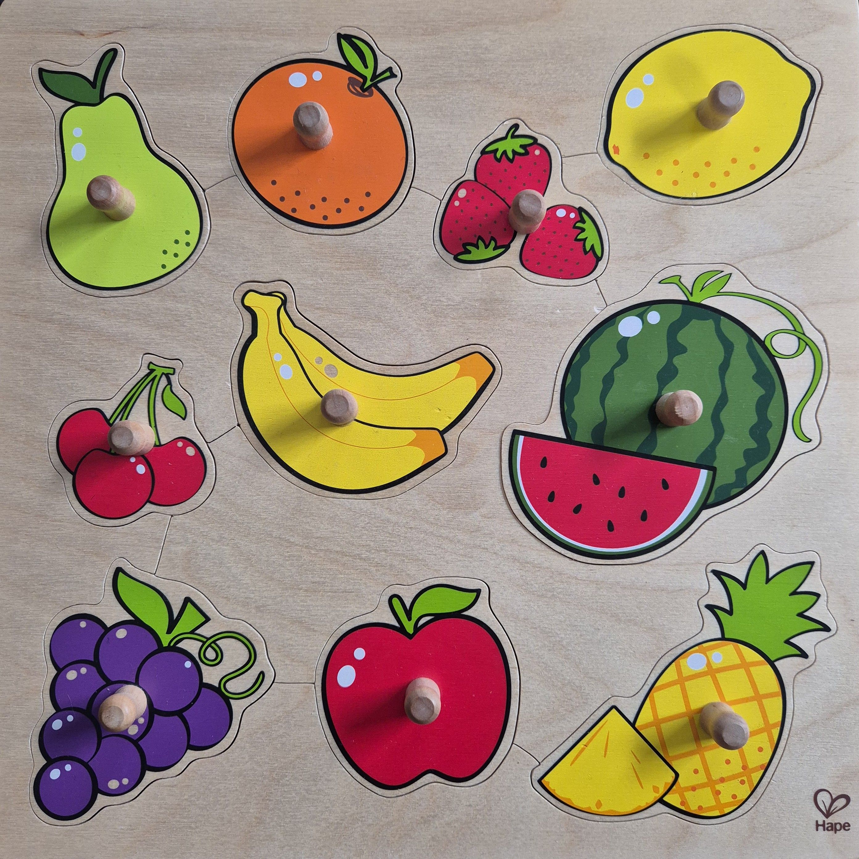 Hape Fruit Knob Puzzle