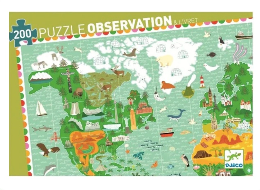 Djeco Around The World Puzzle