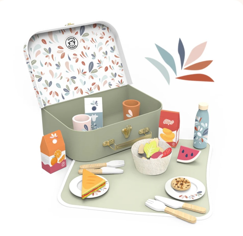 Speedy Monkey Picnic Basket