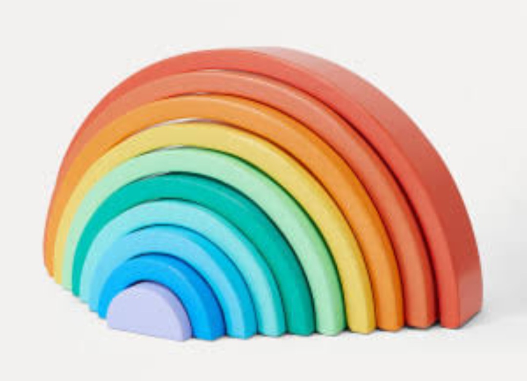 Wooden Giant Stacking Rainbow photo